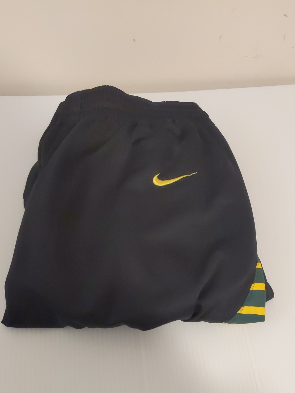 Vtg Nike Oregon Ducks Authentic Player Issue Shorts Large Black Green Swoosh